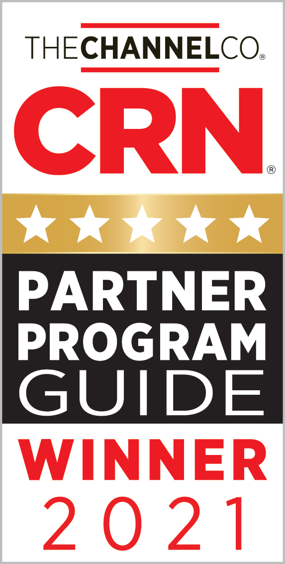 5-Sterne-Bewertung durch den CRN Partner Program Guide 2021