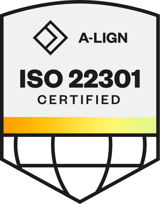 2024 ISO 22301 Certificate