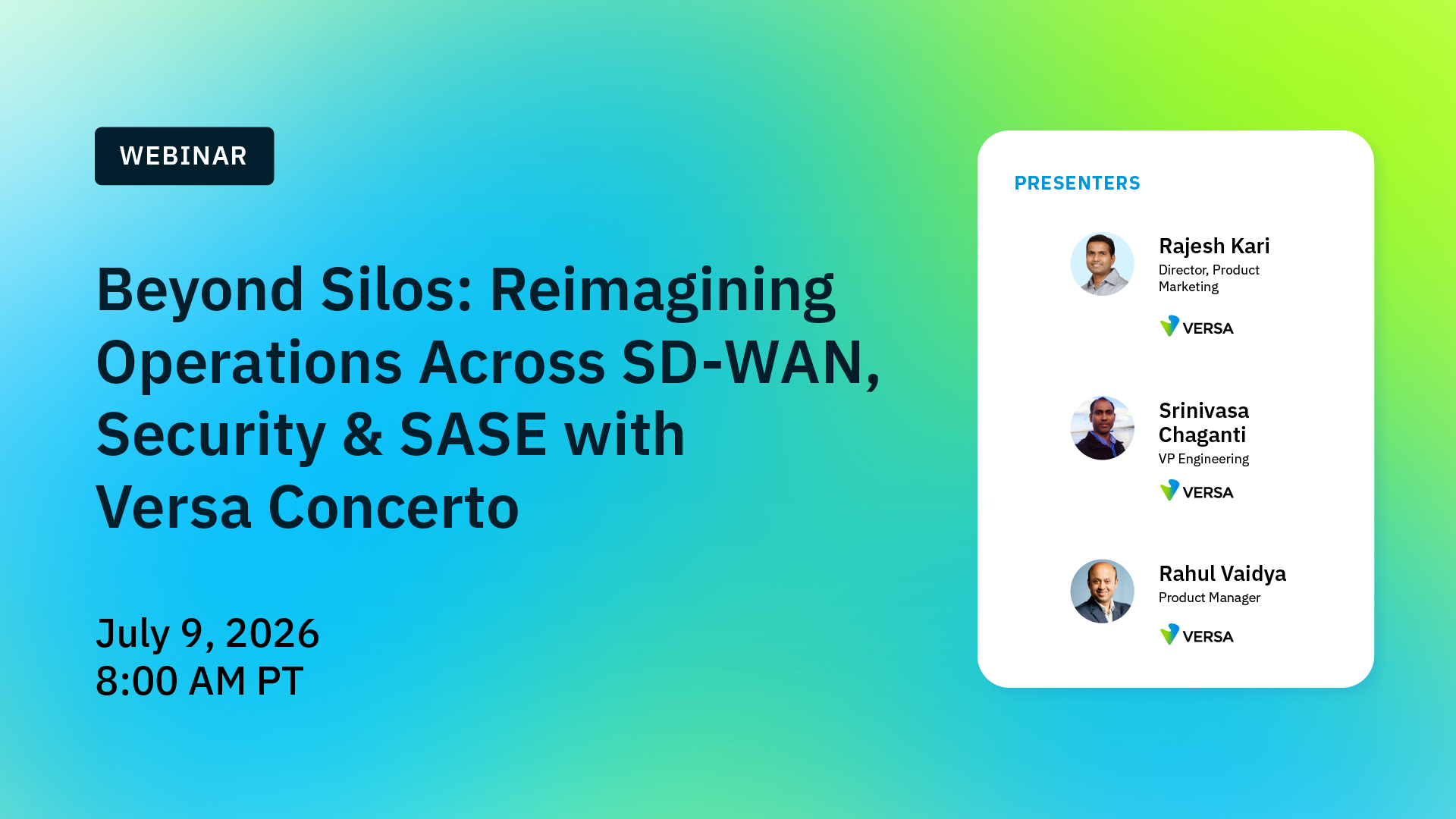 webinar - beyond silos reimagining operations across sd-wan security sase with versa concerto
