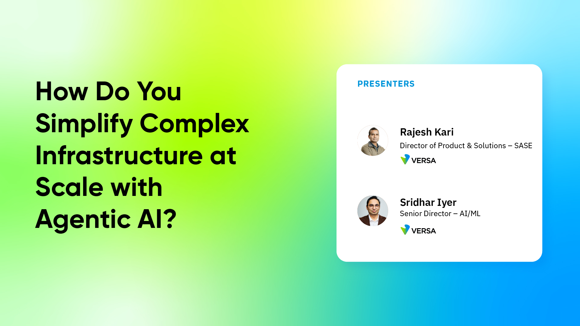 webinaire - Comment simplifier une infrastructure complexe à grande échelle grâce à l'IA d'Agentic ?